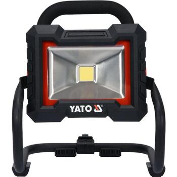 Yato prožektors YT-82961, 20W, 1600lm, 18V, 6500K, IP20, 180°, 2 režīmi, metāla korpuss, uzlādes indikators (YT-82961)