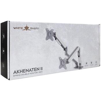 White Shark AKHENATEN-II GMS-3212, крепление для двух мониторов, 2x9кг, 17