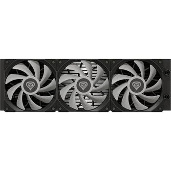 Genesis AIO šķidrumu dzesētājs NLG-2321, 360 mm, 80 cfm, 3 ventilatori, PWM atbalsts, ARGB ventilatori (NLG-2321)