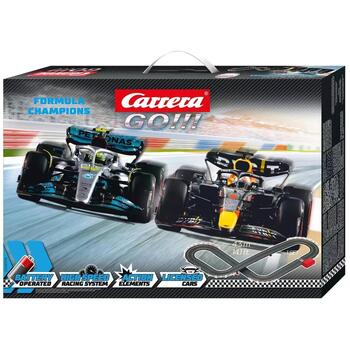 Formula Carrera Formula Champions 4.3m 20063518, 4,3м, 1:43, 2 контроллера, защита барьеров, счетчик кругов (20063518)