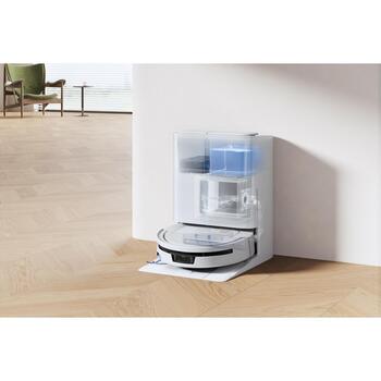 Ecovacs робот-пылесос DEEBOT T90 Max Pro OMNI WH, 40000 Па, 5200 мАч, 257 мин, 2.5 л, 0.11 л, влажная и сухая уборка, док-станция (T90 Max Pro OMNI WH)