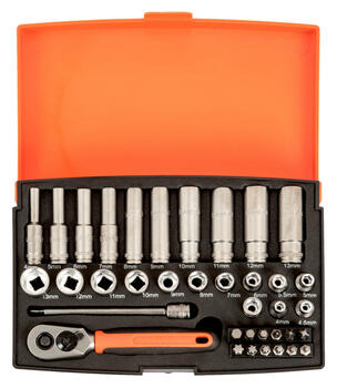 Набор инструментов 1/4 '' 4-13мм (37шт.) SL25L BAHCO (SL25L)
