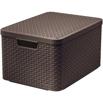 Коробка с крышкой Style L Curver 0803619210 43,6x32,6x23см темно-коричневая (0803619210)