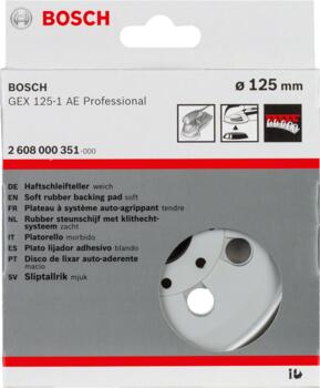 Ekscentra slīpmašīnām SLĪPĒŠANAS PAMATNE AR 8 ATVERĒM BOSCH 2608000351 (2608000351)