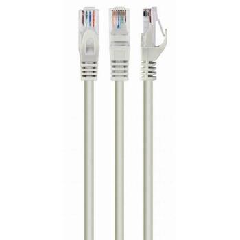 Gembird patch kabelis PP6U-20M, 20m, pelēks, CAT 6, U-UTP, zelta kontakti (PP6U-20M)