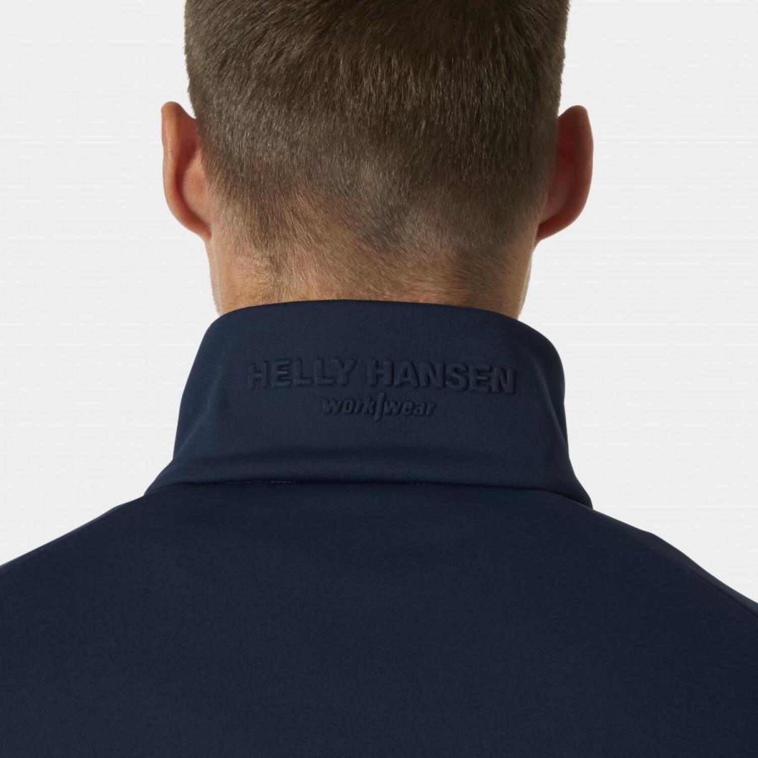 Helly Hansen džemperis 72380_590-L&HH, L, tumši zils, YKK rāvējslēdzējs, krūšu kabata, roku kabatas, elastīgas piedurkņu malas (72380_590-L&HH)