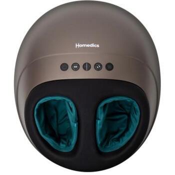 Homedics Массажер для ног FMS-350HGY-EU, серый/черный, 1 зона массажа, 3 режима, подогрев, автоотключение (FMS-350HGY-EU)