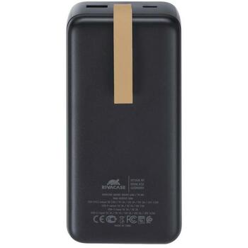 Rivacase Power Bank akumulators VA1083, 30000mAh, Li-Poly, 65W PD3.0, 1xUSB Type-A, 2xUSB Type-C, LCD displejs, ātrā uzlāde (VA1083)
