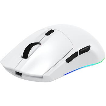 White Shark игровая мышь CADOR WGM-5020, 6400 DPI, 1000 Hz, 6 кнопок, 500 mAh, RGB, белая (CADOR-W)