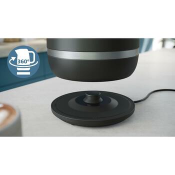 Philips Чайник HD9396/90 1.7 Л, 2200 Вт, Металл, 6 температурных настроек, Автоотключение, Функция поддержания тепла (HD9396/90)