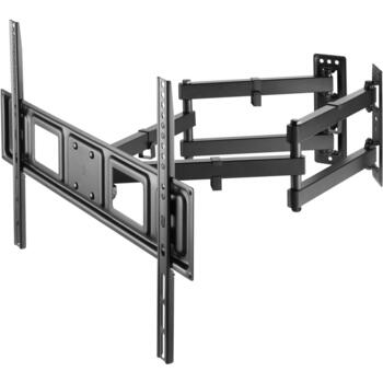 Sbox Kronšteins PLB-1348-2, 32-70 collu, 75x75-600x400, 45kg, melns, tērauds, plastmasa, noliecams-grozāms (PLB-1348-2)