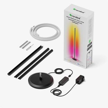 Nanoleaf Grīdas lampa Smart Matter WiFi N7204K02-1FL, 22 W, RGBW, 1700 lm, 25000 h, IP20, SmartThings, Google Assistant (N7204K02-1FL)