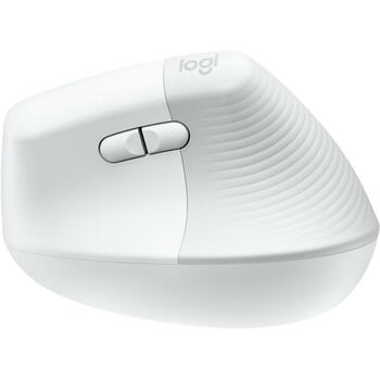 Logitech USB оптическая мышь вертикальная, 910-006477, 4000 DPI, 6 кнопок, RF беспроводная + Bluetooth, белая (910-006477)