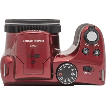 Kodak Цифровая камера AZ255RD, 16,15 МП, 25x оптическое увеличение, 3 дюйма LCD, 1920 x 1080 пикселей (AZ255RD)