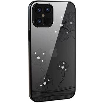 Devia Crystal Flora чехол iPhone 12 Pro Max 102010592101, TPU + PC, черный, 360° защита, точные вырезы, устойчивый к царапинам (102010592101)