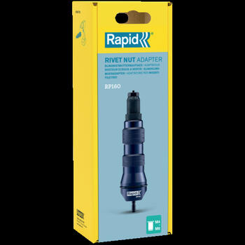 Rapid MultiRiveter RP160 5001483, адаптер для заклепок, M4-M8, 18V, алюминиевый корпус, ключ в комплекте (5001483)