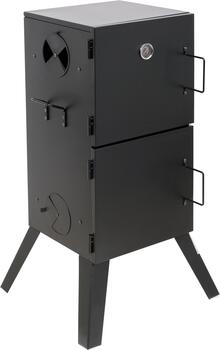 Lund коптильня 99916, 53x51x100 см, сталь, уголь, гриль, копчение, пароварка, термометр, 2 решетки, 2 чаши, 4 ручки (99916)