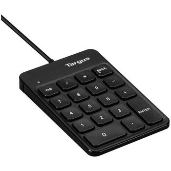 Targus Numeric EcoSmart AKP13GL, USB цифровая клавиатура, 18 клавиш, кабель 1.5м, черный (AKP13GL)