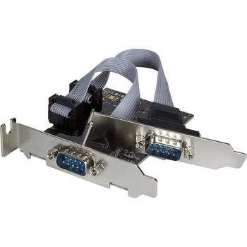Logilink adapteris PC0031, PCIe, 2x RS-232, 1 Mbit/s, 16C550 UART, FIFO 16 B, PCIe 1.0a, Plug and Play, iekšējā (PC0031)