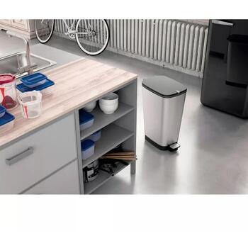 Kis Педальный мусорный бак Chic Bin L 23807191788, 45L, 12.5kg, пластик, бесконтактное открытие, резиновое уплотнение (23807191788)