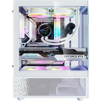 Adata Корпус ПК INVADERXMINIMT-WHCWW, 359mm, 210mm, 460mm, 5xARGB вентиляторов, 1x2.5, 2x3.5, 4x120/140mm вентиляторов (INVADERXMINIMT-WHCWW)