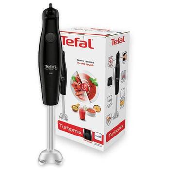 Tefal rokas blenderis Turbomix HB1218, 350 W, maināms ātrums, nerūsējošā tērauda asmeņi, noņemama pamatne, ergonomisks rokturis (HB1218)