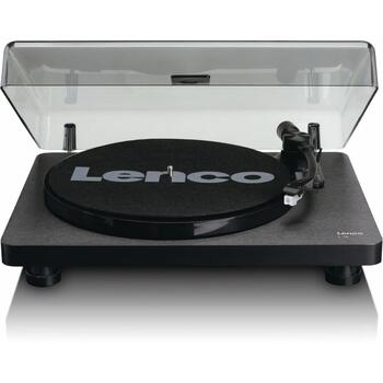Lenco L-30BK проигрыватель винила, черный, 33/45 RPM, стерео 2.0, RCA/USB, MM, предусилитель (L-30BK)