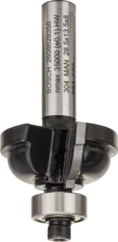 Malu frēze HM R=6,3mm, l=14mm,kāts 8mm, Rokas frēzēm, malu frēzēm PROFILU FRĒZE STANDARD FOR WOOD, 2608628356, BOSCH (2608628356)