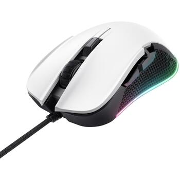 Trust GXT 922 YBAR мышь, 24730, 7200 DPI, 6 кнопок, USB Type-A, RGB подсветка, 2.1m кабель (24730)