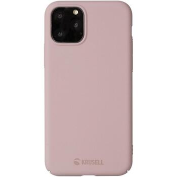 Krusell Sandby чехол Apple iPhone 11 Pro Max, 61780, Розовый, Силикон, Задний, Вырез под камеру, Защита от царапин, Пылезащитный (61780)