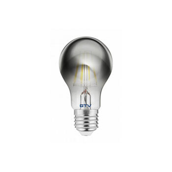 LED spuldze FILAMENT, Grey, A60, E27, 8 W, 400 Lm, 1800K, 220-240V, 360°, pelēka LD-A60FP8-18 GTV (LD-A60FP8-18)
