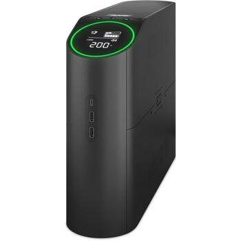 Schneider Electric Back-UPS Pro BGM2200B-GR, 2200VA, 1320W, 230V, Line-interactive, чистая синусоида, RGB, 4x Schuko, 2x C13 (BGM2200B-GR)