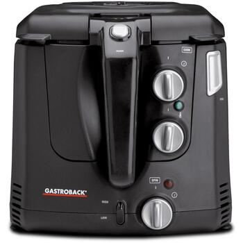 Gastroback 42580 Vita-Spin-Fryer, 2000 Вт, 2,5 л, 230 В, 50 Гц, черный, вращающаяся корзина, жарка с низким содержанием жира (42580)
