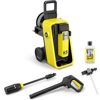 Karcher Высоконапорный мойщик K 5 Comfort Premium 1.324-800.0, 500 л/ч, 145 бар, 2100 Вт, 5 м шланг, желтый (1.324-800.0)