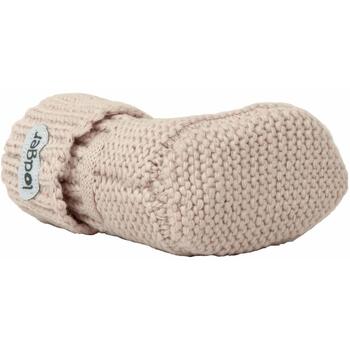 Lodger Slipper Knit пинетки SLK 599_0-6, 0-6M, 100% хлопок, песочный цвет, Oeko-Tex, для всех сезонов (SLK 599_0-6)