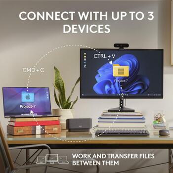 Logitech USB datorpele, MX 3S, 910-006931, 8000 DPI, 6 pogas, rozā, Bluetooth, uzlādējams, kluss klikšķis (910-006931)