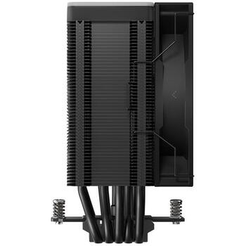 Deepcool procesora dzesētājs AG500 BK ARGB V2 R-AG500-BKAMMN-GJD, 67.88 cfm, 1 ventilators, PWM atbalsts, 5 siltuma caurules (R-AG500-BKAMMN-GJD)