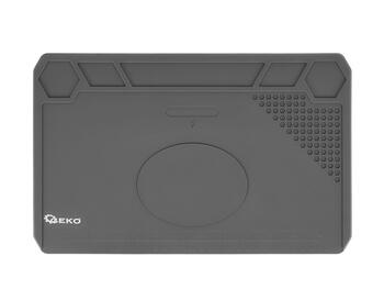 Geko силиконовый коврик для пайки G73307, 350x220мм, 500°C, термостойкий, нескользящий, линейка 28см, магнитные отсеки (G73307)