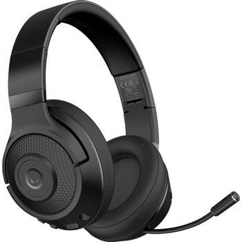 Lorgar Noah 500 LRG-GHS500, Bluetooth 5.3, 58h, 1000mAh, 40mm, 32Ω, 92dB, 20-20000Hz, stereo, mikrofons, melna (LRG-GHS500)