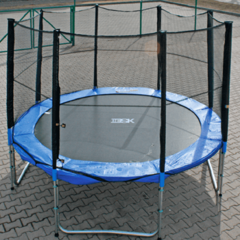 Батут с защитной сеткой 427cm 150kg чёрно-синий QJTR-014 BESK (9011386)