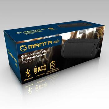 Manta Bluetooth колонка SPK13GO, 10W, 2x5W, Bluetooth V4.2, FM радио, USB, micro SD, микрофон (SPK13GO)