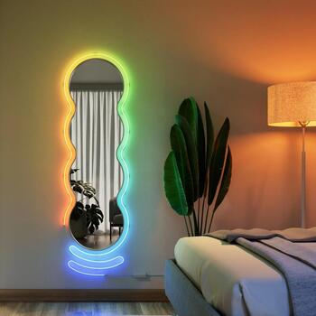 Nanoleaf Gudra daudzkrāsaina virves apgaismojuma lente, N7206K02-1LS, 5m, 2.88kg, 4.10kg, 2700-6500K, 16 miljoni krāsu, Wi-Fi (N7206K02-1LS)