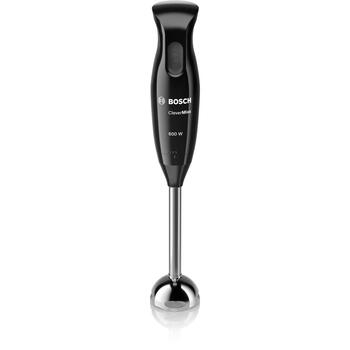 Bosch Ручной блендер MSM2610B, 600 Вт, 1 скорость, длина шнура 1.2 м, пластиковый корпус, черный/серый (MSM2610B)