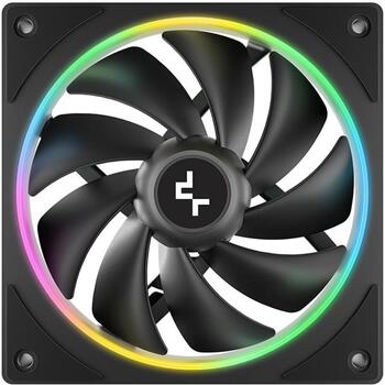 Deepcool Korpusa ventilators FL12 SE 3IN1 R-FL12SE-BKAPN3-G, 120 mm, 50.74 cfm, 28.67 dBA, 3 ventilatori, PWM atbalsts (R-FL12SE-BKAPN3-G)