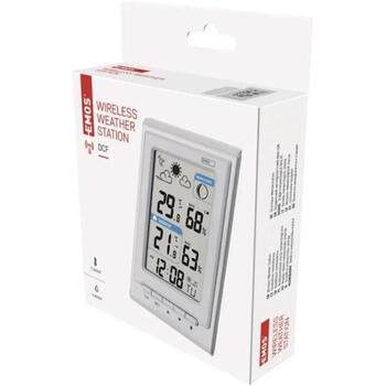 Emos Метеостанция E0352, 2x1,5V AAA, 2x1,5V AA, 30m, 3 датчика, DCF, 12/24ч, прогноз погоды (E0352)