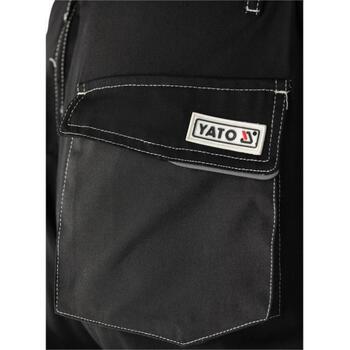 Yato Рабочие брюки YT-79444, XXL, 196-204 см, 98-102 см, 240 г/м², 64% полиэстер, 34% хлопок, 2% эластан, 9 карманов, молния (YT-79444)