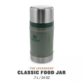 Stanley® Термос для еды Legendary Food Jar 2807936003, 0,7л, сталь 18/8, зеленый, тепло 15ч, холод 18ч (2807936003)