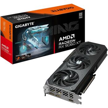 Gigabyte Видеокарта GV-R9060XTGAMING OC-16GD 16GB GDDR6, 128bit, PCI-E 5.0, 3320 MHz, 2 x DisplayPort, 1 x HDMI (GV-R9060XTGAMING OC-16GD)