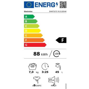 Electrolux стиральная машина EW6TN3272, 7кг, 1151об/мин, E, LCD, SensiCare, SoftPlus, Eco TimeManager, Anti-Allergy (EW6TN3272)