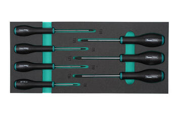 Torx skrūvgriežu komplekts, K26041, KAMASA TOOLS, 7 daļas (T8-T30) (K26041)